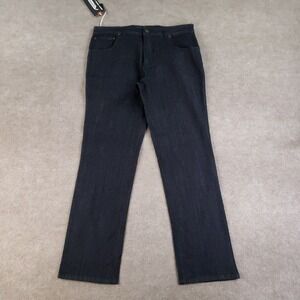 Mountain Khakis Jeans Mens 35x32 Blue Miter Classic Fit Stretch Dark Wash